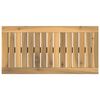 vidaXL Stalo vir&scaron;us 60,5 x 30 x 2 cm Stačiakampio Balta