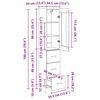 vidaXL Auk&scaron;tas spintelė Amatininkų ąžuolas 34,5 x 34 x 180 cm