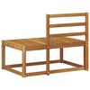 vidaXL Lauko galinė sofa Natūrali 91 x 63 x 73 cm
