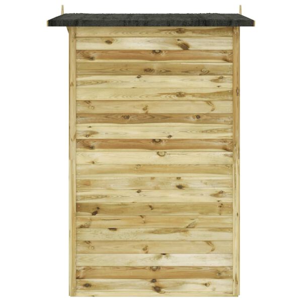 vidaXL Sodo namelis-pa&scaron;iūrė, 1,5x2m, impregnuota pu&scaron;ies mediena