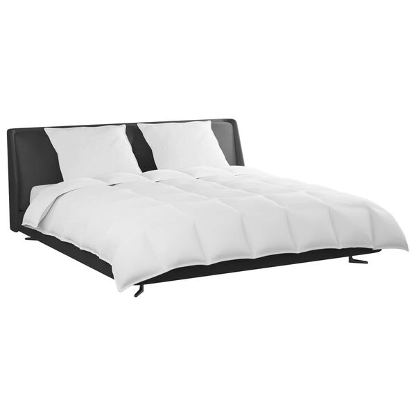 vidaXL Antklodžių rinkinys su pagalve 3 pcs Balta Plunksna