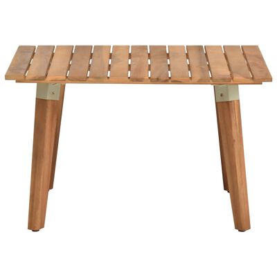 vidaXL Sodo kavos staliukas, 60x60x36cm, akacijos medienos masyvas