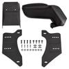 vidaXL Automobilio porankis, universalus, juodas, 13x33x(33-53) cm, ABS