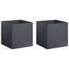 vidaXL Sodo vazonas 2 vnt. Antracito 35 x 35 x 35 cm