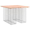 vidaXL Sodo stalas, gabiono dizainas, 100x102x72 cm, Douglas medienos masyvas