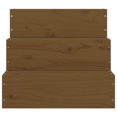 vidaXL Laipteliai augintiniams, medaus rudi, 40x37,5x35cm, pušis