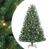 vidaXL Dirbtinė Sulankstoma Kalėdų Eglutė Žalia 240 cm PVC ir metalas