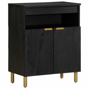 vidaXL indauja juoda 60x33x75 cm inžinierinė mediena