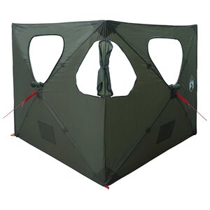 vidaXL Medžioklės palapinė 145 x 145 x 150 cm Armijos Žalia
