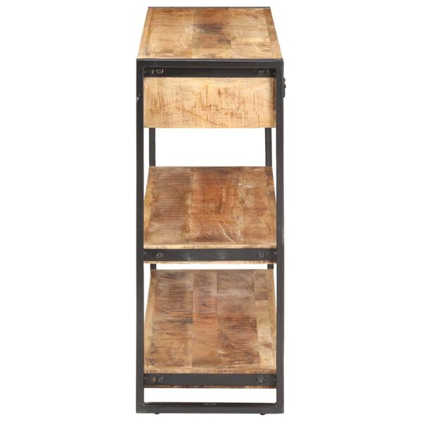 vidaXL Šoninė spintelė, 120x30x75cm, neapdorota mango mediena