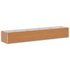 vidaXL Paauk&scaron;tinta sodo lova 485 x 100 x 68 cm Cinkuota plienas