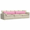 vidaXL Sofa Pagalvės 2 pcs Rožinė 145 x 40 cm audinys