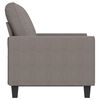 vidaXL Dvivietė sofa, taupe spalvos, 120cm, audinys