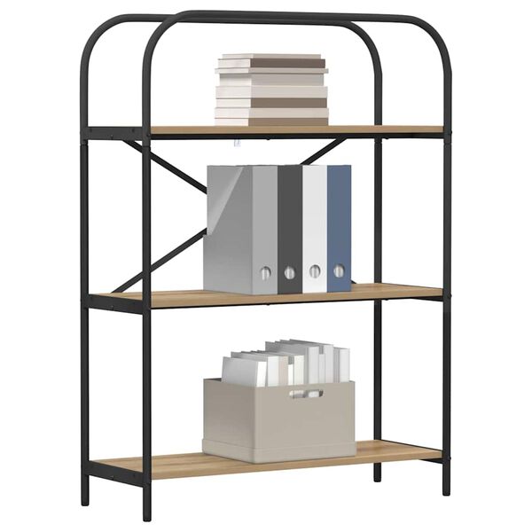 vidaXL Knygų lentyna Amatininkų ąžuolas 80 x 30 x 109 cm