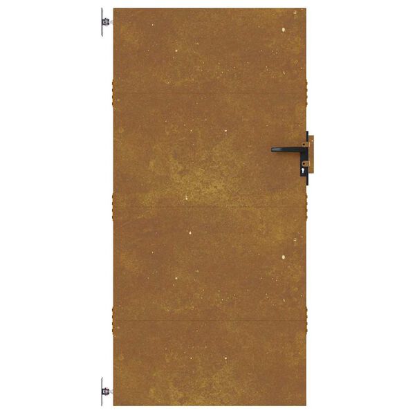 vidaXL Sodo vartai, 85x175 cm, Corten plienas