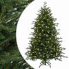 vidaXL Dirbtinė Sulankstoma Kalėdų Eglutė 150 cm 150 LED &Scaron;ilta balta
