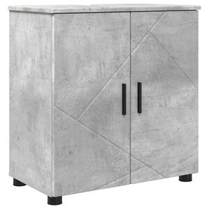 vidaXL Vonios spintelė su saugykla Betono pilka 61 x 35 x 64 cm