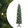 vidaXL Dirbtinė Kalėdų eglutė Žalia 180 cm PVC, plienas ir plastikas