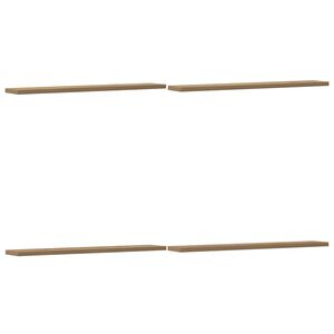 vidaXL Knygų lentynos plok&scaron;tės, 4vnt., artisano, 60x10x1,5cm, mediena