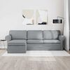 vidaXL Sofa 210cm &Scaron;viesiai pilka Metalas