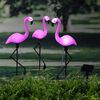HI Saulės energija įkraunamas LED sodo papuo&scaron;imas Flamingo, 3vnt.
