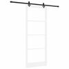 vidaXL Slankios durys Balta 93 x 232 cm