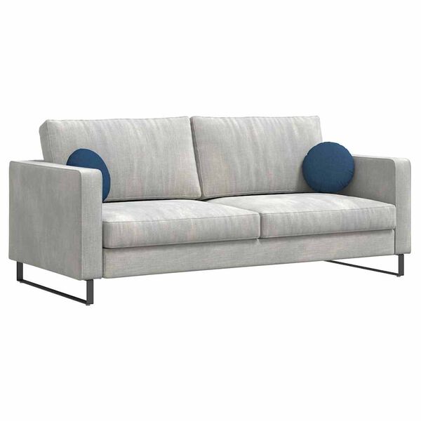 vidaXL Sėdynių pagalvėlės 2 pcs Mėlyna &Oslash;30 x 13 cm audinys