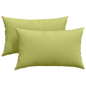 vidaXL Sofa Pagalvės 2 vnt. audinys &Scaron;viesiai žalia 50 x 30 cm