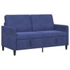 vidaXL Sofa su saugojimo vieta Policijos mėlyna 152 x 78 x 87 cm