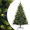 vidaXL Dirbtinis sulankstomas Kalėdų medis su 300 LED Žalia 240 cm