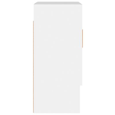 vidaXL Sieninė spintelė, balta, 60x31x70cm, apdirbta mediena