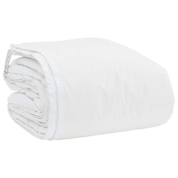 vidaXL Antklodžių rinkinys su pagalve 3 pcs Balta Plunksna