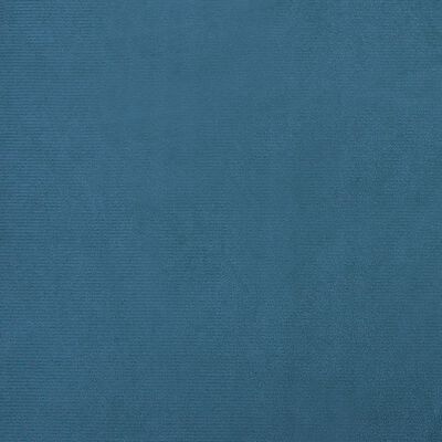 vidaXL Lova šunims, mėlynos spalvos, 70x45x33cm, aksomas
