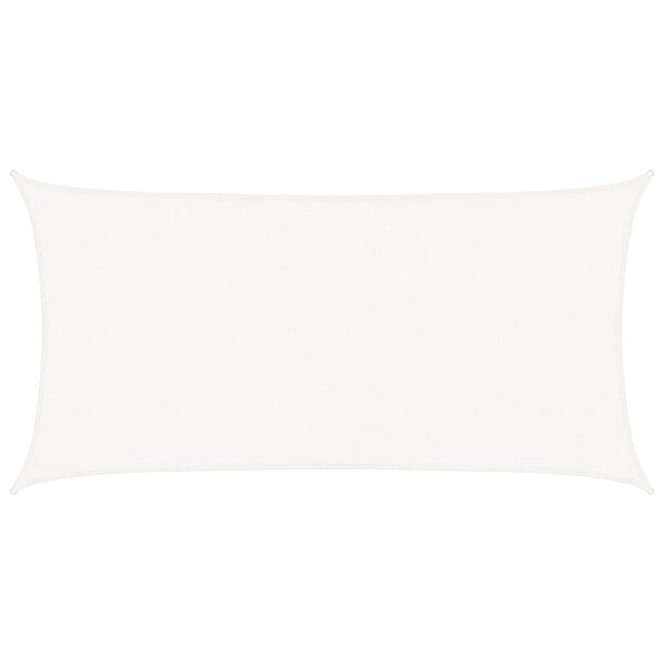 vidaXL Tentas nuo saulės, HDPE, stačiakampio formos, 2x4m, baltas