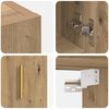 vidaXL Sieninė spintelė artisano ąžuolo 60 x 31 x 70 cm