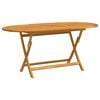 vidaXL Sulankstomas sodo stalas, 160x85x75cm, eukalipto masyvas