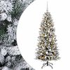 vidaXL Dirbtinė kalėdinė eglutė su rutuliuku 150 cm 150 LED