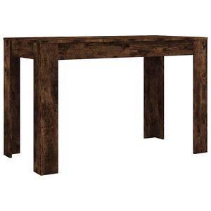 vidaXL Valgomojo stalas, dūminio ąžuolo, 120x60x76cm, apdirbta mediena