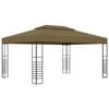 vidaXL Pavėsinė, taupe spalvos, 3x4m, 180g/m&sup2;