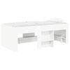 vidaXL Vaikų Auk&scaron;tas Lova 2 pcs Balta 193 x 96,1 x 68,5 cm