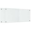 vidaXL Virtuvės užpakalinė plokštė 2 pcs Skaidrus 90 x 40 cm