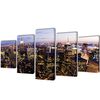 Fotopaveikslas "Niujorkas i&scaron; Pauk&scaron;čio Skrydžio" ant Drobės 200x100 cm
