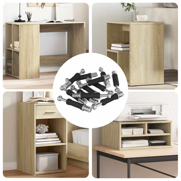 vidaXL Kam&scaron;čio varžtas 4000 pcs Sidabrinė ir juoda Metalas