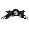 vidaXL Helovino ropojantis zombis SPOOKA Juoda 41 x 130 x 24 cm