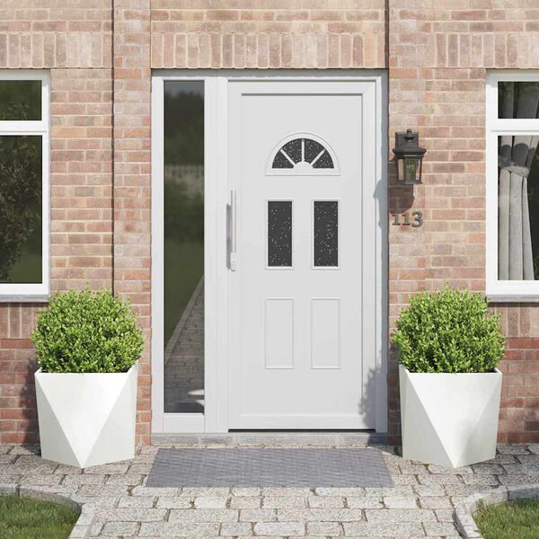 vidaXL Lovelis 2 pcs Balta 50 x 50 x 50 cm Plienas