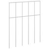 vidaXL Sodo tvoros plok&scaron;tė 48 vnt. 25 x 30 cm Galvanizuotas plienas