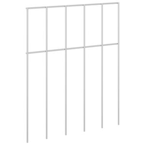 vidaXL Sodo tvoros plok&scaron;tė 48 vnt. 25 x 30 cm Galvanizuotas plienas
