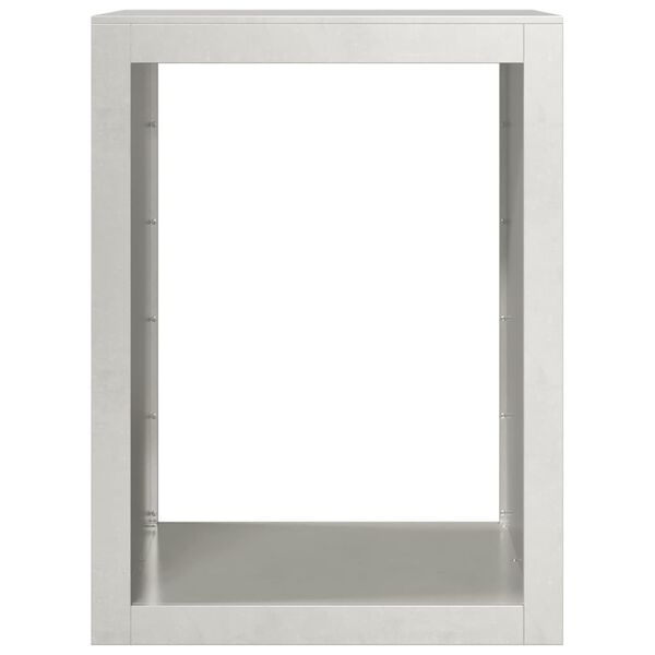 vidaXL Stovas malkoms, 60x40x80cm, nerūdijantis plienas