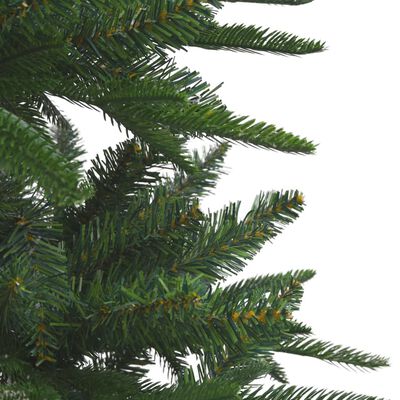 vidaXL Dirbtinė apšviesta Kalėdų eglutė, žalia, 210cm, PVC ir PE