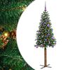 vidaXL Lieknas Kalėdų eglutė Žalia 150 cm PVC ir kietasis pu&scaron;ų medis